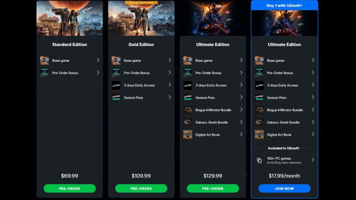 Star Wars Outlaws Ubisoft+ Premium Deal