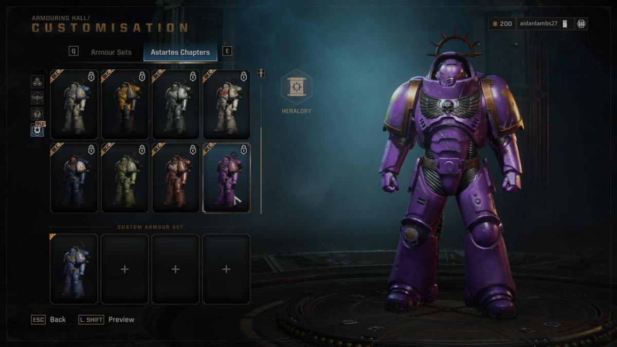 Warhammer Space Marine 2 Customization